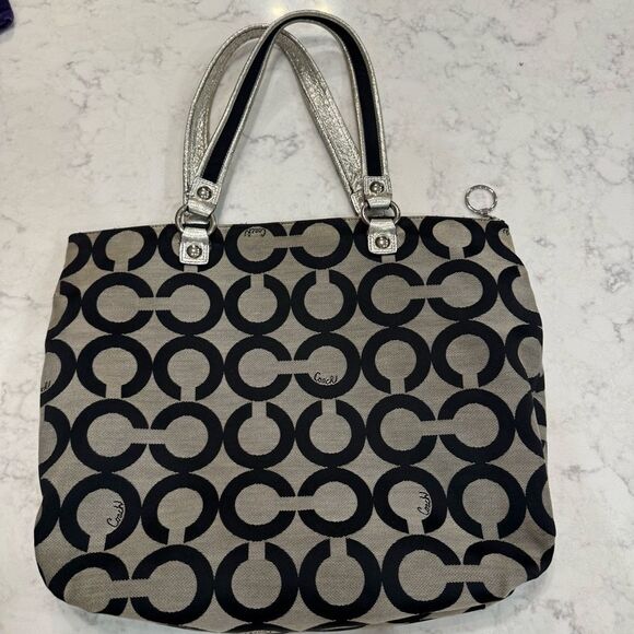 Coach Poppy Op Art Glam Tote – Style No. 15331 - Picture 6 of 14